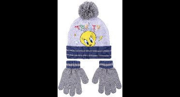 Looney Tunes Tweety kids pet+ handschoenen set
