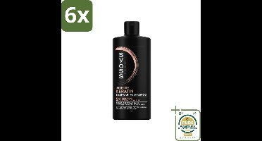 Syoss Intense Shampoo Keratin Deep Caring 440 ml - Voordeelverpakking - 6 stuks - Haarherstel - Beschadigd haar
