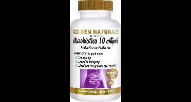 Golden Naturals Microbiotica 10 miljard (240 veganistische maagsapresistente capsules)