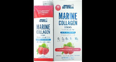 Applied Nutrition Marine Collagen Sticks (10x12g) Strawberry Raspberry - Eiwitten - Collageen