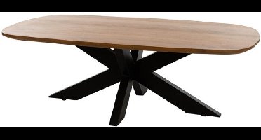 Salontafel Akagi deens ovaal mangohout 120x70 cm - Naturel