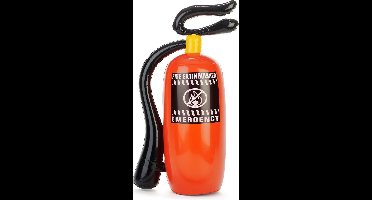Funny Fashion Opblaasbare brandblusser - 50 cm - volwassenen - brandweer verkleed accessoires