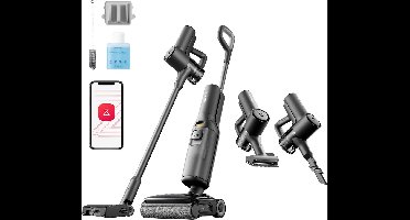 Roborock F25 ACE Combo-Vloerreiniger-5-in-1 Draadloze Nat Droog stofzuiger-Elektrische dweil-20000Pa-AI-ondersteunde wielen-app-bediening-4 Standen-180° Plat Ontwerp-5min Droog-90°C Zelfreiniging-Automatisch schoonmaakmiddel