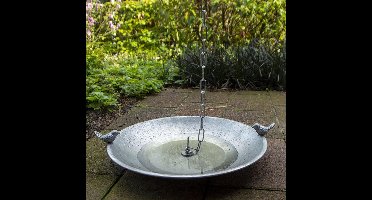 Esschert Design Regenketting met vogelblad
