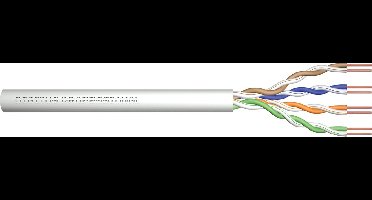 Digitus ACU-4511-305 Netwerkkabel CAT 5e U/UTP 4 x 2 x 0.2 mm² Grijs-wit (RAL 7035) 305 m