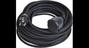 ProPlus Schuko Verlengkabel - 20 meter - Verlengsnoer - Zwart