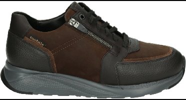 Mephisto Mobils - ISAAC - Vrije tijdsschoenenHeren veterschoenHeren sneakersCasual - Kleur: Bruin - Maat: 39