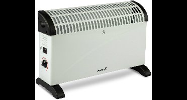 MaxxHome Convectorkachel, elektrische verwarming, elektrische kachel, radiator met drie warmtestanden voor ruimtes tot 60 m³, voor binnen, thermostaat, 2000 W