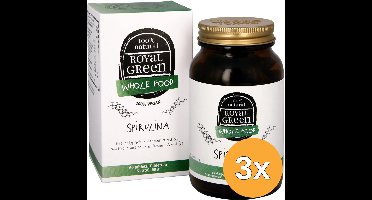 3x Royal Green Spirulina (60 tabletten)