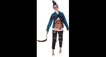 Partychimp - Zwangere Zombie Dame- verkleedkleding