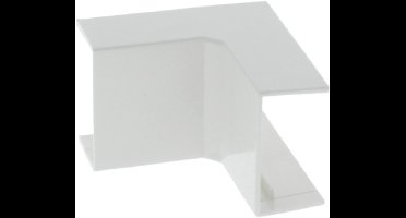 Attema P25 Binnenhoek - Kabelgoot Binnenhoek met Montageplaat voor Wandmontage - Materiaal Duroplast - Geschikt voor Gebruik Binnenshuis - Inhoud Verpakking 2 Stuks - Kleur Polarwit