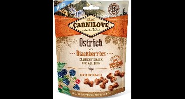 Carnilove Crunchy Snack Struisvogel - Graanvrij, Knapperig, 200g