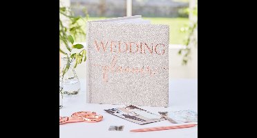 Ginger Ray - Ginger Ray - Botanical Wedding - Wedding Planner Suede Luxe Rose Gold