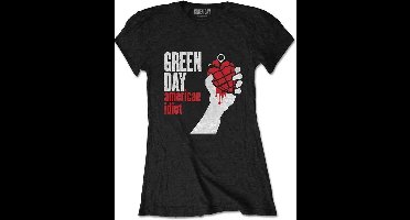 Green Day - American Idiot Dames T-shirt - 2XL - Zwart