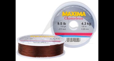 Maxima Chameleon Nylonlijn 100 meter - sterke en onzichtbare vislijn van Maxima met hoge slijtvastheid 0.10MM / 1.5LB