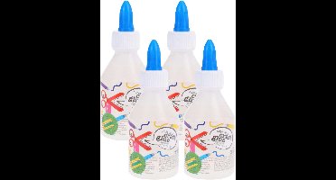 Topwrite Hobby lijm - 4x - 100 ml - transparant - snel drogend - met doseerdop - kindvriendelijk