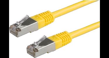 ROLINE FTP patchkabel Cat5e geel 20m