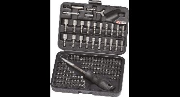 KS Tools 911.2085 1/4" Bitset, 122-dlg