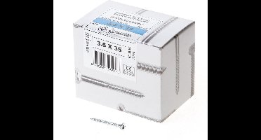 ASF Fischer Fischer Spaanplaatschroef platkop verzinkt pozidriv 3.5 x 35mm (Prijs per 200 stuks)