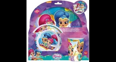 Shimmer en Shine melamine ontbijtset