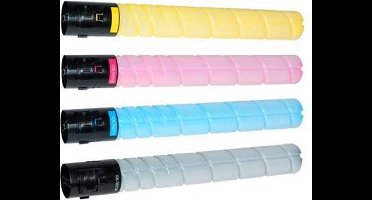 Set 4x ABC huismerk toner geschikt voor Konica Minolta TN-321 voor Konica Minolta Bizhub C224 C224e C284 C284e C364 C364e TN321 C 224 C 224e C 284 C 284e C 364 C 364e A33K150 A33K250 A33K350 A33K450