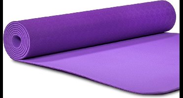 Yogi & Yogini Premium TPE Yogamat Paars – 183 x 61 x 0.5 cm (950 gram)