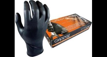 M-Safe 246BK Nitril Grippaz handschoen maat 9/L