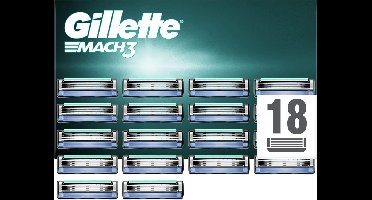 Gillette Mach3 Scheermesjes Voor Mannen - 18 Navulmesjes