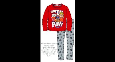 Paw Patrol pyjama - rood - Maat 116 / 6 jaar