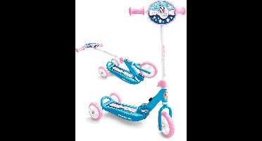 Roze opvouwbare driewielige step Skids Control