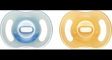 Tommee Tippee Ultra-light StayPut Night fopspenen - 6-18 maanden - set van 2 - glow in the dark fopspeen uit één stuk
