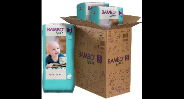 Bambo Luiers Maat 3 Midi - 4 - 8 kg - 3 x 52 stuks - Voordeelverpakking