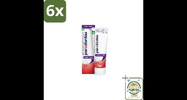 Parodontax Tandpasta bij Bloedend Tandvlees Ultra Clean 75 ml - Voordeelverpakking - 6 stuks - Tandvleesbescherming - Tandplak