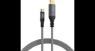 EFB Elektronik USB-HDMI-00001 video kabel adapter 1,8 m USB Type-C Zwart, Grijs