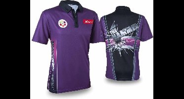 XQmax Darts Andy Hamilton replica wedstrijdshirt paars XL QD9200350