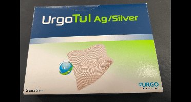 URGO - Urgotül - Ag Silver - 5cm x 5cm - 10 stuks per doos - 509360