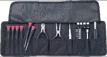 Basetech 814492 Tangenset Elektronica en fijnmechanica 25-delig