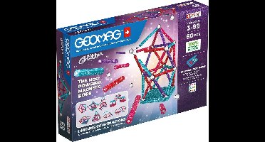 Geomag Glitter Set Recycled - 60-delig