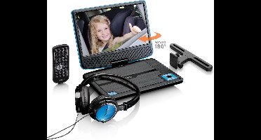 Lenco DVP-910BU - Portable DVD-speler met batterij - 9 inch - Blauw