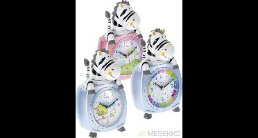 Mebus 26637 kinderwekker motief zebra    kleur gesorteerd