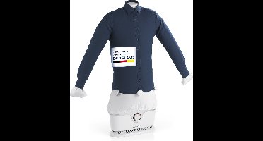 CLEANmaxx automatisch overhemdstrijkijzer PRO | vervangt strijkijzer, strijkplank, stoomstrijkijzer en steamer | strijkijzer met strijkpop voor overhemden, blouses & blouses | innovatief & efficiënt, wit