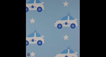 Dutch Wallcoverings Politie - Blauw