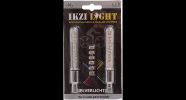 Ikzi Light Ventiellichten 11 Leds Zilver/transparant 2 Stuks