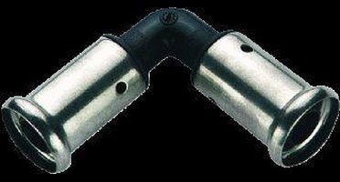 Henco Persfitting met 2 aansluitingen