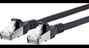BTR NETCOM - Cat6A netwerkkabel - Zwart - 10 meter
