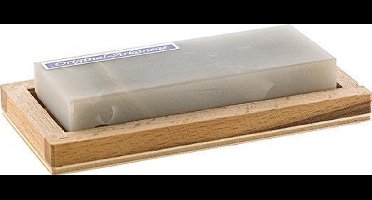 Friedrich Müller Slijpsteen 100 x 40 mm Natuur Arkansas fijn in houten kist - 843437