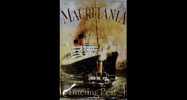 Mauretania Entering Port Metalen wandbord 20 x 30 cm