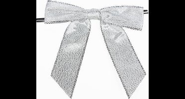 Strikken voorgestrikt Metallic Zilver 2,2cm (100 stuks)