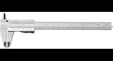 scala schuifmaat 150 mm rvs, matverchroomd