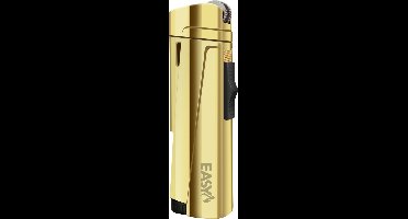 Easylightershop - Jet aansteker - Goud - Outdoor - Windproof - Gasbrander - BBQ aansteker - Vuurwerk aansteker - Aansteker -